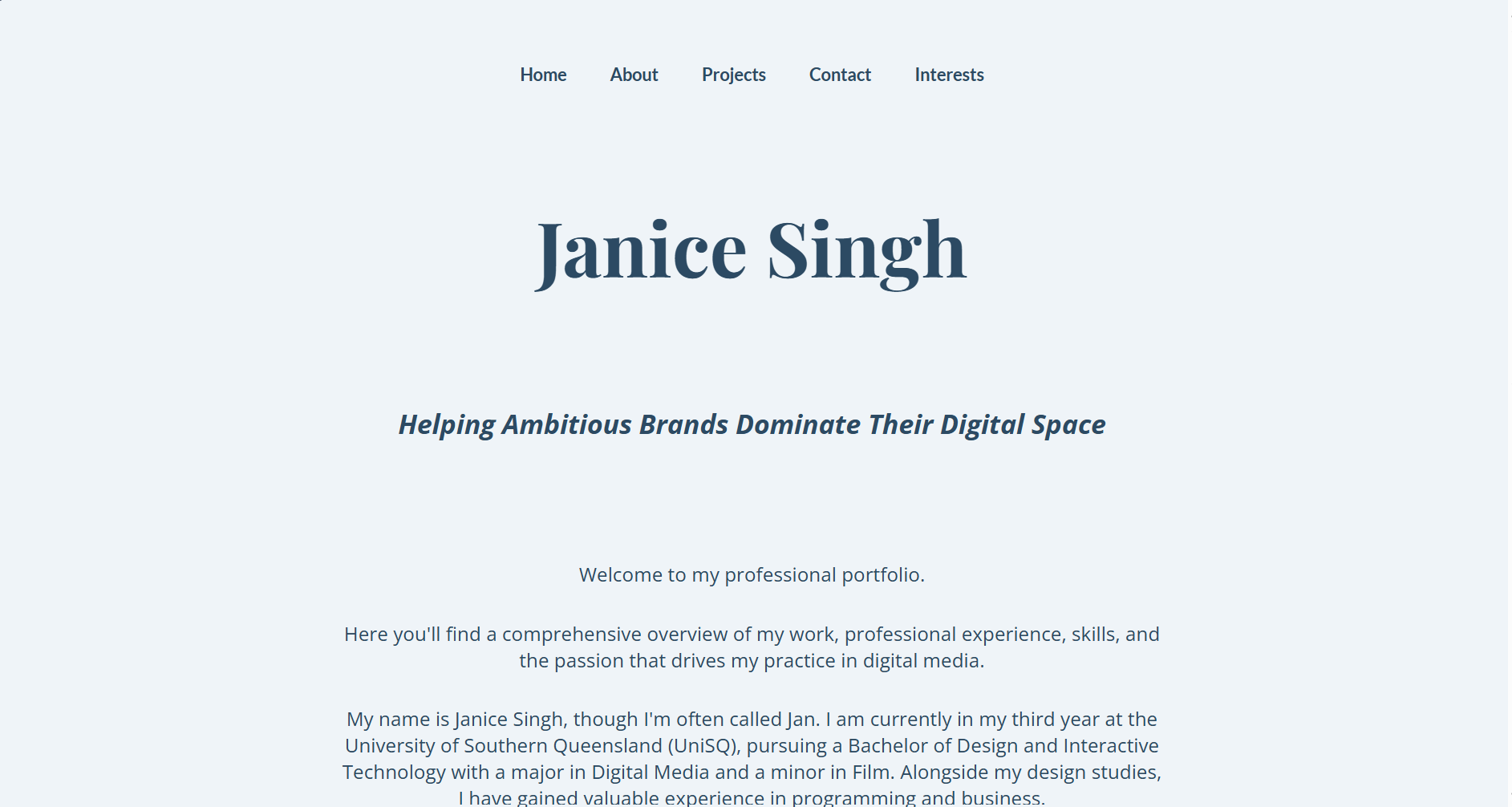 Personal Portfolio